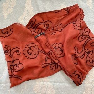 Franco Ferrari Silk and Wool Scarf Vintage